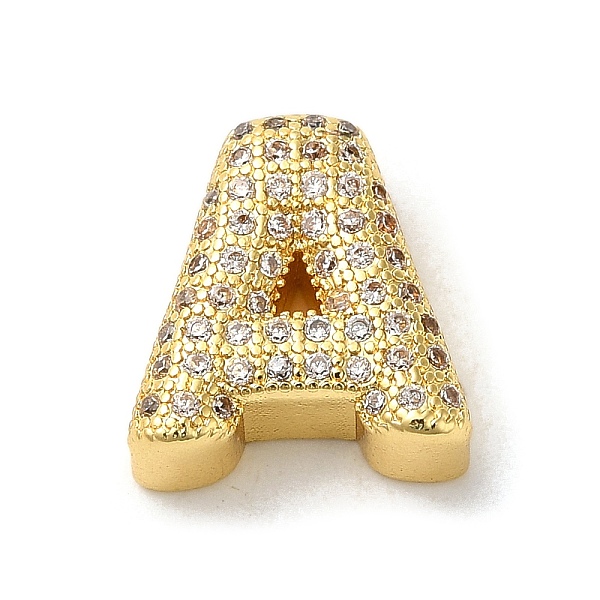 PandaHall Brass Micro Pave Clear Cubic Zirconia Charms, Real 18K Gold Plated, Letter A, 12.5x12x5mm, Hole: 2x2.5mm Brass+Cubic Zirconia...
PandaHall Brass Micro Pave Clear Cubic Zirconia Charms, Real 18K Gold Plated, Letter A, 12.5x12x5mm, Hole: 2x2.5mm Brass+Cubic Zirconia...