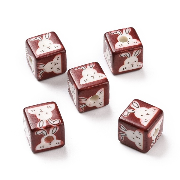 PandaHall Opaque Printed Acrylic Beads, Cube with Rabbit Pattern, Dark Red, 13.5x13.5x13.5mm, Hole: 3.8mm Acrylic Cube
PandaHall Opaque Printed Acrylic Beads, Cube with Rabbit Pattern, Dark Red, 13.5x13.5x13.5mm, Hole: 3.8mm Acrylic Cube