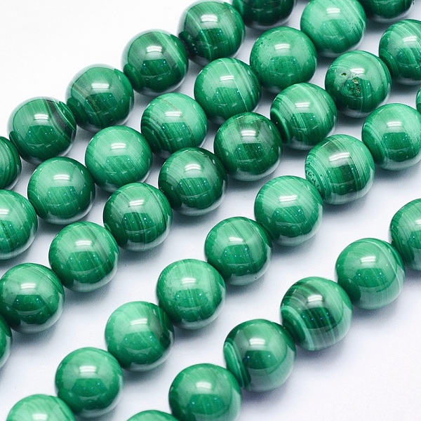 PandaHall Natural Malachite Beads Strands, Round, 10mm, Hole: 1mm, about 40pcs/strand, 15.3 inch(39cm) Malachite Round
PandaHall Natural Malachite Beads Strands, Round, 10mm, Hole: 1mm, about 40pcs/strand, 15.3 inch(39cm) Malachite Round