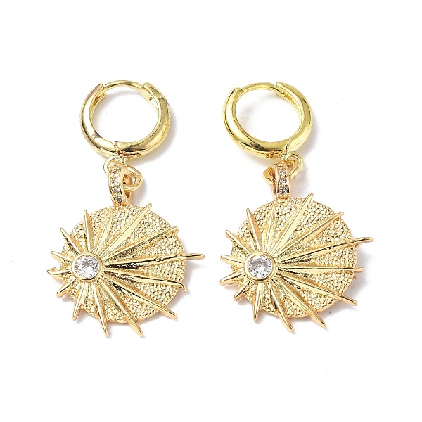 PandaHall Clear Cubic Zirconia Umbrella Dangle Hoop Earrings, Rack Plating Brass Jewelry for Women, Golden, 36mm, Pin: 0.9mm Cubic Zirconia
PandaHall Clear Cubic Zirconia Umbrella Dangle Hoop Earrings, Rack Plating Brass Jewelry for Women, Golden, 36mm, Pin: 0.9mm Cubic Zirconia