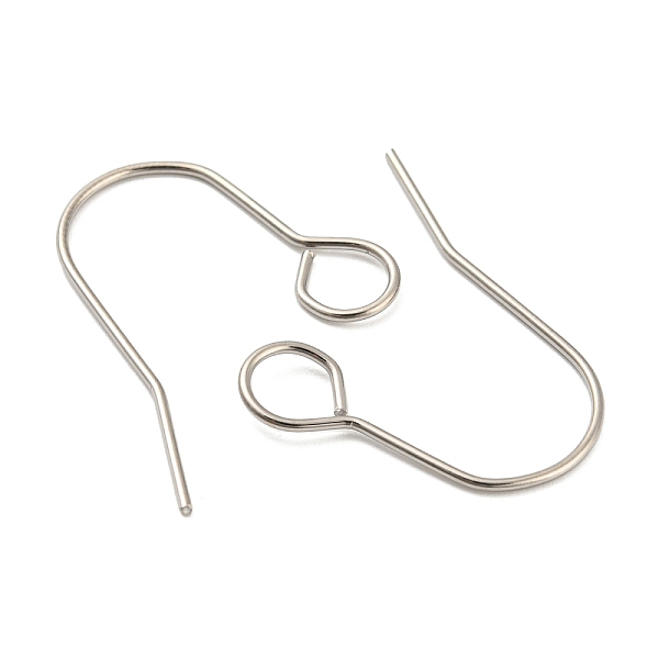 PandaHall 304 Stainless Steel Earring Hooks, Ear Wire with Horizontal Loop, Stainless Steel Color, 20 Gauge, 24x29x1mm, Hole: 5mm, Pin...
PandaHall 304 Stainless Steel Earring Hooks, Ear Wire with Horizontal Loop, Stainless Steel Color, 20 Gauge, 24x29x1mm, Hole: 5mm, Pin...