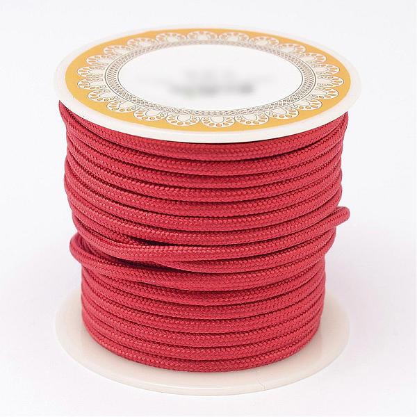 PandaHall Braided Polyester Cords, Round, Red, 3mm, about 8.74 yards(8m)/roll Polyester Red
PandaHall Braided Polyester Cords, Round, Red, 3mm, about 8.74 yards(8m)/roll Polyester Red