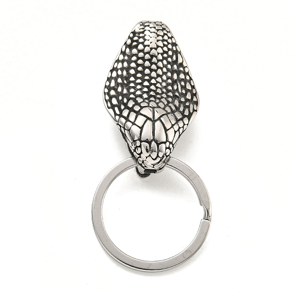 PandaHall Tibetan Style 316 Surgical Stainless Steel Fittings with 304 Stainless Steel Key Ring, Snake, Antique Silver, 61mm 316 Surgical...
PandaHall Tibetan Style 316 Surgical Stainless Steel Fittings with 304 Stainless Steel Key Ring, Snake, Antique Silver, 61mm 316 Surgical...