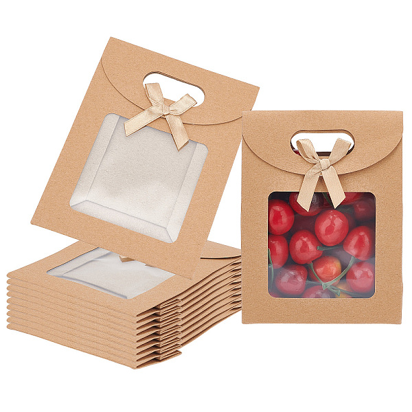 PandaHall 24 Pcs Blank Kraft Paper Bags, 11.9x6.15x15.7cm Stand Up Gift Bag With Handles Brown Gift Bag with Clear Window for Candy Cookies...
PandaHall 24 Pcs Blank Kraft Paper Bags, 11.9x6.15x15.7cm Stand Up Gift Bag With Handles Brown Gift Bag with Clear Window for Candy Cookies...