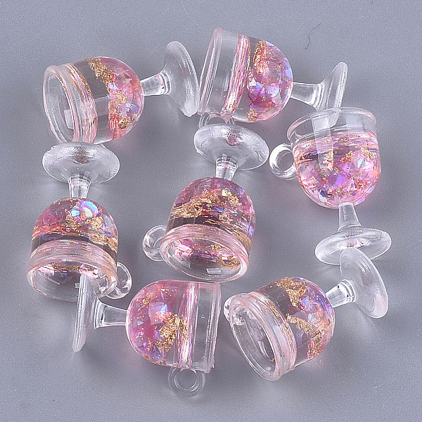 PandaHall Resin Cup Pendants, with Gold Foil, Wine Glass, Pearl Pink, 18~18.5x15x12mm, Hole: 2.5mm Resin Tableware
PandaHall Resin Cup Pendants, with Gold Foil, Wine Glass, Pearl Pink, 18~18.5x15x12mm, Hole: 2.5mm Resin Tableware