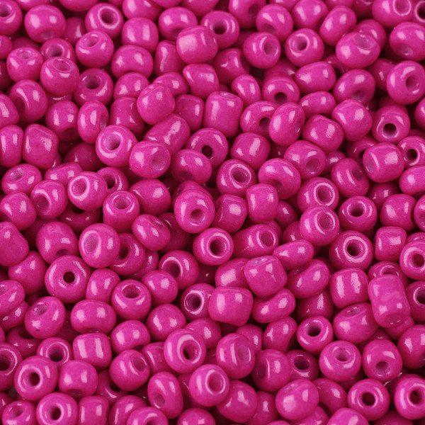 PandaHall (Repacking Service Available) Baking Paint Glass Seed Beads, Fuchsia, 12/0, 1.5~2mm, Hole: 0.5~1mm, 12g/bag Glass Pink
PandaHall (Repacking Service Available) Baking Paint Glass Seed Beads, Fuchsia, 12/0, 1.5~2mm, Hole: 0.5~1mm, 12g/bag Glass Pink