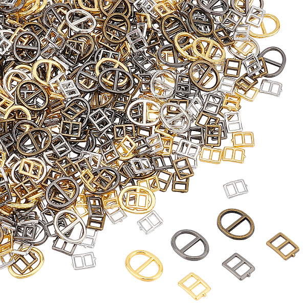 PandaHall 240 Pcs Sewing Mini Buckle, Miniature Buckles Adjuster Slides Buckles, 4 Colors Tri-Glide Slides Buckle Oval Rectangle Mini Alloy...
PandaHall 240 Pcs Sewing Mini Buckle, Miniature Buckles Adjuster Slides Buckles, 4 Colors Tri-Glide Slides Buckle Oval Rectangle Mini Alloy...