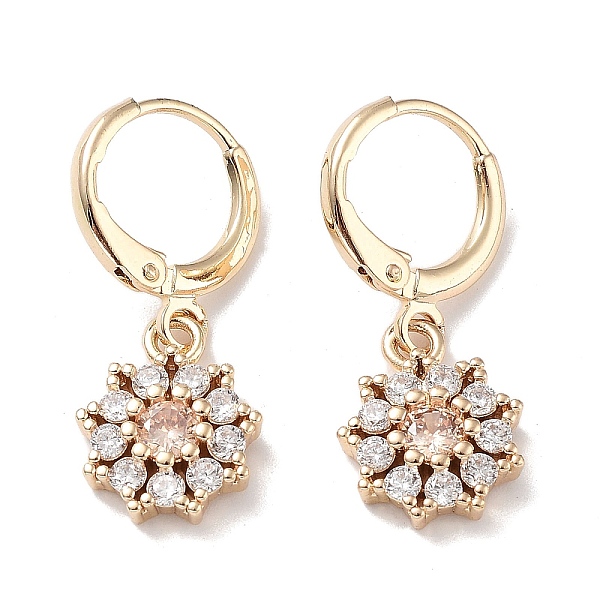 PandaHall Real 18K Gold Plated Brass Dangle Leverback Earrings, with Cubic Zirconia and Glass, Flower, PeachPuff, 26x10.5mm Cubic Zirconia..., Brown
PandaHall Real 18K Gold Plated Brass Dangle Leverback Earrings, with Cubic Zirconia and Glass, Flower, PeachPuff, 26x10.5mm Cubic Zirconia..., Brown