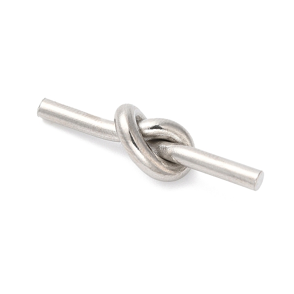 PandaHall 304 Stainless Steel Pendants, Love Knot Fittings, Stainless Steel Color, 28x7x6mm, Hole: 1.2mm 304 Stainless Steel Others
PandaHall 304 Stainless Steel Pendants, Love Knot Fittings, Stainless Steel Color, 28x7x6mm, Hole: 1.2mm 304 Stainless Steel Others