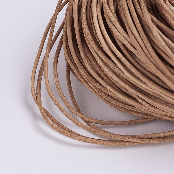 PandaHall Cowhide Leather Cord, Leather Jewelry Cord, Peru, Size: about 2mm in diameter, about 109.36 yards(100m)/bundle Cowhide Round Brown
PandaHall Cowhide Leather Cord, Leather Jewelry Cord, Peru, Size: about 2mm in diameter, about 109.36 yards(100m)/bundle Cowhide Round Brown