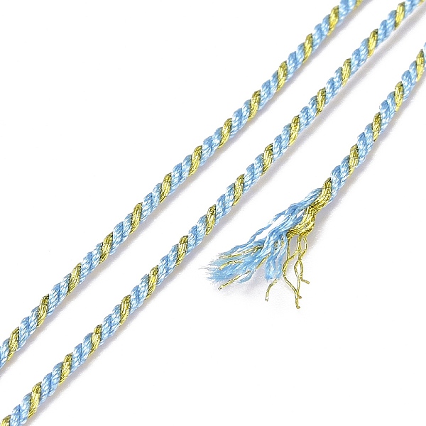 PandaHall Polycotton Filigree Cord, Braided Rope, with Plastic Reel, for Wall Hanging, Crafts, Gift Wrapping, Light Sky Blue, 1.2mm, about...
PandaHall Polycotton Filigree Cord, Braided Rope, with Plastic Reel, for Wall Hanging, Crafts, Gift Wrapping, Light Sky Blue, 1.2mm, about...