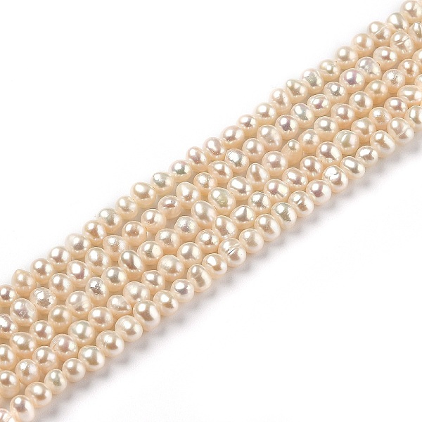 PandaHall Natural Cultured Freshwater Pearl Beads Strands, Potato, Bisque, 4.5~5.5x4.5~5mm, Hole: 0.6mm, about 85pcs/strand, 14.17 inch..., Orange
PandaHall Natural Cultured Freshwater Pearl Beads Strands, Potato, Bisque, 4.5~5.5x4.5~5mm, Hole: 0.6mm, about 85pcs/strand, 14.17 inch..., Orange