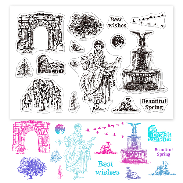 PandaHall PVC Plastic Stamps, for DIY Scrapbooking, Photo Album Decorative, Cards Making, Stamp Sheets, Girl Pattern, 16x11x0.3cm Plastic...
PandaHall PVC Plastic Stamps, for DIY Scrapbooking, Photo Album Decorative, Cards Making, Stamp Sheets, Girl Pattern, 16x11x0.3cm Plastic...