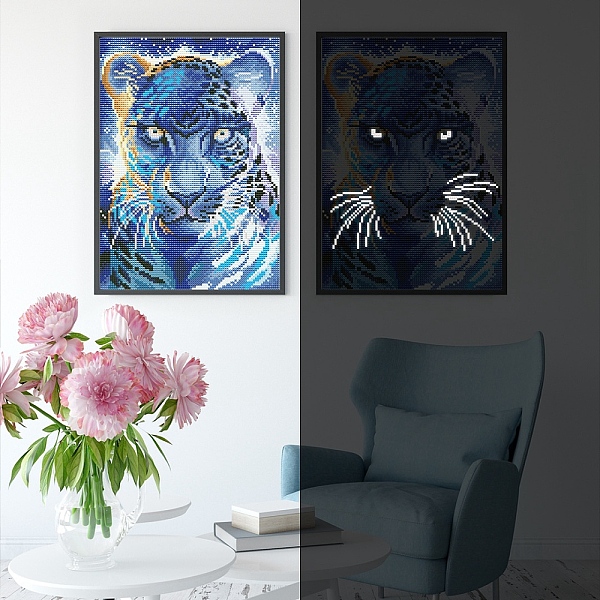 PandaHall DIY Luminous Diamond Painting Kits, including Cloth, Resin Rhinestones, Diamond Sticky Pen, Tray Plate and Glue Clay, Tiger, Cloth...
PandaHall DIY Luminous Diamond Painting Kits, including Cloth, Resin Rhinestones, Diamond Sticky Pen, Tray Plate and Glue Clay, Tiger, Cloth...