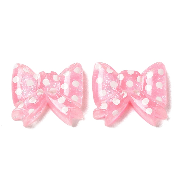 PandaHall Translucent Resin Cabochons, Polka Dot Bowknot, Pink, 16.5x18.5x5mm Resin Bowknot Pink
PandaHall Translucent Resin Cabochons, Polka Dot Bowknot, Pink, 16.5x18.5x5mm Resin Bowknot Pink