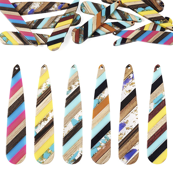 PandaHall DIY Teardrop Dangle Earring Making Kit, Including Resin & Walnut Wood Big Pendants, Mixed Color, 12pcs/box Resin Teardrop..., Multicolor
PandaHall DIY Teardrop Dangle Earring Making Kit, Including Resin & Walnut Wood Big Pendants, Mixed Color, 12pcs/box Resin Teardrop..., Multicolor