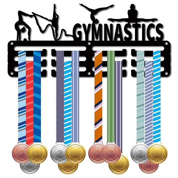 PandaHall Sports Theme Iron Medal Hanger Holder Display Wall Rack, 3-Line, with Screws, Gymnatics, Sports, 130x290mm, Hole: 5mm Iron Sports..., Black
PandaHall Sports Theme Iron Medal Hanger Holder Display Wall Rack, 3-Line, with Screws, Gymnatics, Sports, 130x290mm, Hole: 5mm Iron Sports..., Black