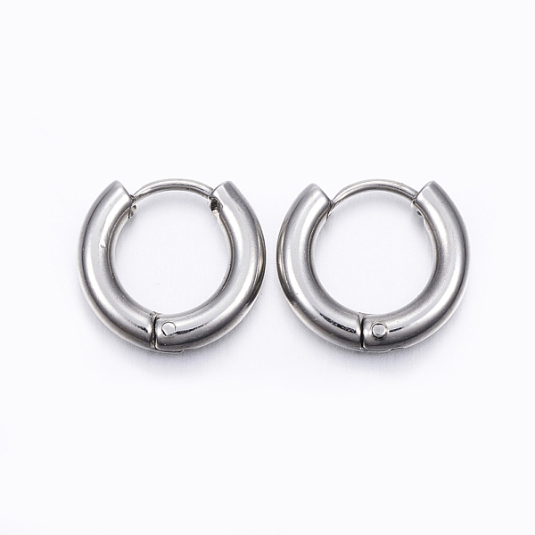 PandaHall 304 Stainless Steel Huggie Hoop Earrings, Hypoallergenic Earrings, with 316 Surgical Stainless Steel Pin, Stainless Steel Color, 9...
PandaHall 304 Stainless Steel Huggie Hoop Earrings, Hypoallergenic Earrings, with 316 Surgical Stainless Steel Pin, Stainless Steel Color, 9...