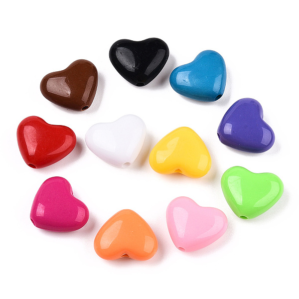 PandaHall Opaque Acrylic Beads, Peach Heart, Mixed Color, 16x19x8.5mm, Hole: 2mm, about 332pcs/500g Acrylic Heart Multicolor
PandaHall Opaque Acrylic Beads, Peach Heart, Mixed Color, 16x19x8.5mm, Hole: 2mm, about 332pcs/500g Acrylic Heart Multicolor