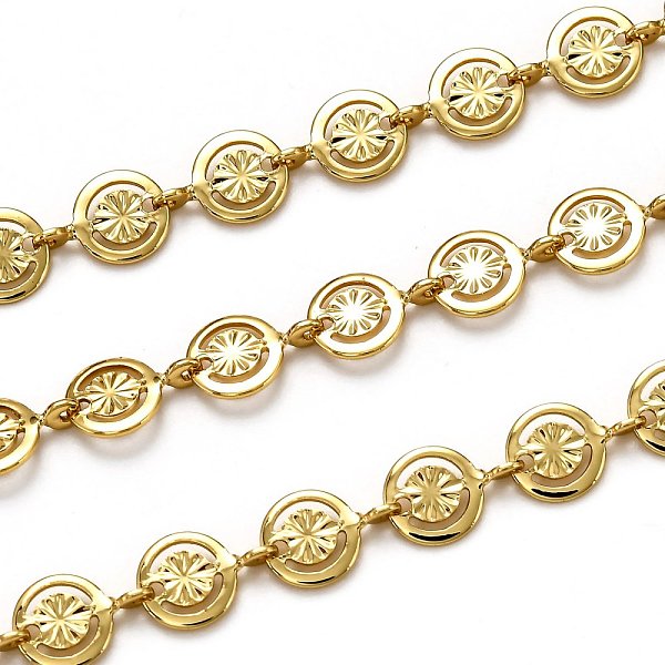 PandaHall Handmade Brass Link Chains, with Lampwork and Spool, Long-Lasting Plated, Unwelded, Golden, Links: 9x6.2x2.4mm Brass
PandaHall Handmade Brass Link Chains, with Lampwork and Spool, Long-Lasting Plated, Unwelded, Golden, Links: 9x6.2x2.4mm Brass