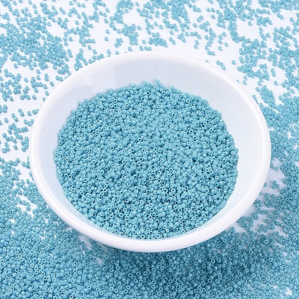 PandaHall MIYUKI Delica Beads, Cylinder, Japanese Seed Beads, 11/0, (DB2128) Duracoat Dyed Opaque Nile Blue, 1.3x1.6mm, Hole: 0.8mm, about..., Cyan
PandaHall MIYUKI Delica Beads, Cylinder, Japanese Seed Beads, 11/0, (DB2128) Duracoat Dyed Opaque Nile Blue, 1.3x1.6mm, Hole: 0.8mm, about..., Cyan