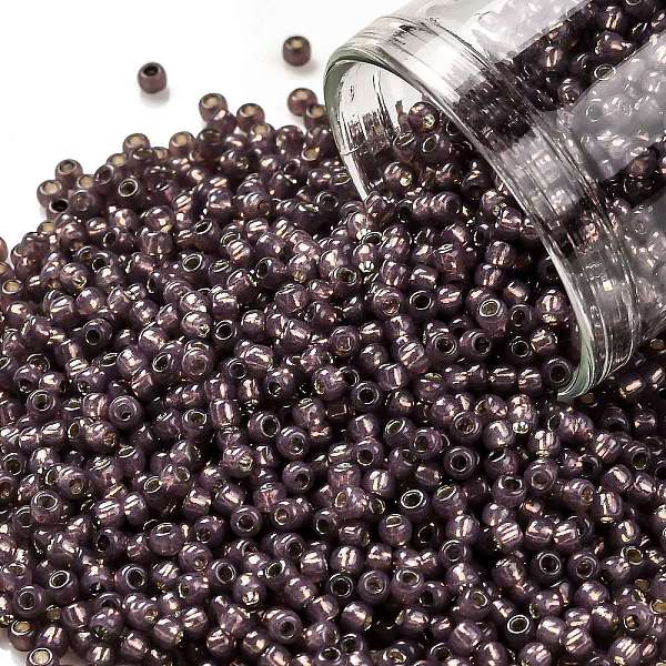 PandaHall TOHO Round Seed Beads, Japanese Seed Beads, (2114) Silver Lined Milky Nutmeg, 11/0, 2.2mm, Hole: 0.8mm, about 1103pcs/10g Glass..., Purple
PandaHall TOHO Round Seed Beads, Japanese Seed Beads, (2114) Silver Lined Milky Nutmeg, 11/0, 2.2mm, Hole: 0.8mm, about 1103pcs/10g Glass..., Purple