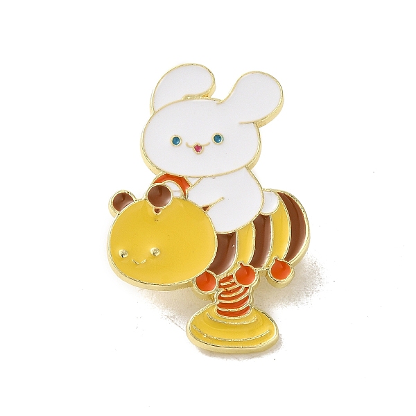 PandaHall Bear Golden Alloy Brooches, Enamel Pins, for Backpack Clothes, Rabbit, Gold, 35x27x2mm Alloy+Enamel Rabbit Gold
PandaHall Bear Golden Alloy Brooches, Enamel Pins, for Backpack Clothes, Rabbit, Gold, 35x27x2mm Alloy+Enamel Rabbit Gold