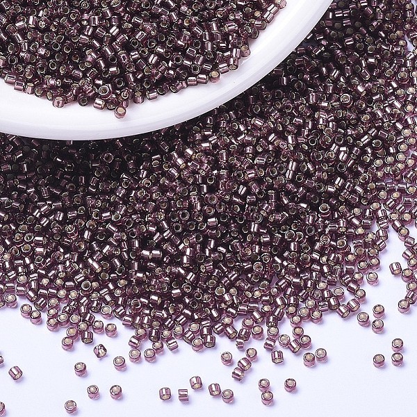 PandaHall MIYUKI Delica Beads Small, Cylinder, Japanese Seed Beads, 15/0, (DBS1204) Silver Lined Mauve, 1.1x1.3mm, Hole: 0.7mm, about..., Purple
PandaHall MIYUKI Delica Beads Small, Cylinder, Japanese Seed Beads, 15/0, (DBS1204) Silver Lined Mauve, 1.1x1.3mm, Hole: 0.7mm, about..., Purple