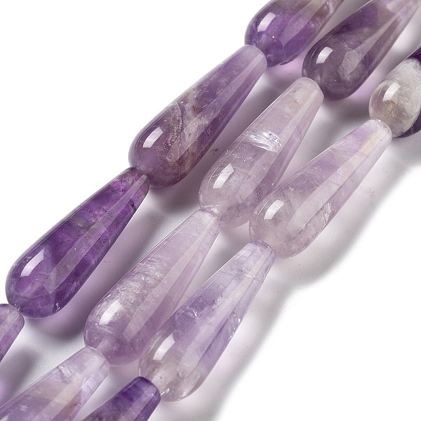 PandaHall Natural Amethyst Beads Strands, Teardrop, 30~30.5x10~10.5mm, Hole: 1.4mm, about 6pcs/strand, 7.13~7.20 inch(18.1~18.3cm) Amethyst...
PandaHall Natural Amethyst Beads Strands, Teardrop, 30~30.5x10~10.5mm, Hole: 1.4mm, about 6pcs/strand, 7.13~7.20 inch(18.1~18.3cm) Amethyst...