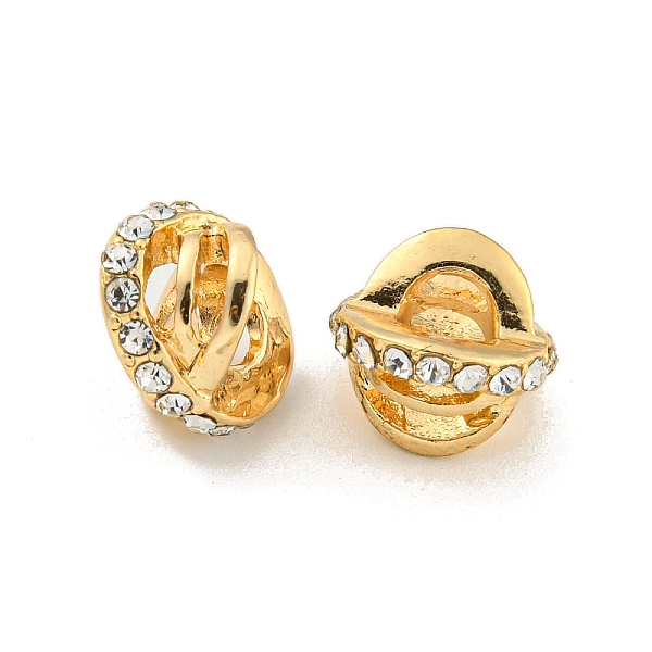 PandaHall Rack Plating Alloy Rhinestone European Beads, Large Hole Beads, Cadmium Free & Nickel Free & Lead Free, Planet, Golden..., Clear
PandaHall Rack Plating Alloy Rhinestone European Beads, Large Hole Beads, Cadmium Free & Nickel Free & Lead Free, Planet, Golden..., Clear