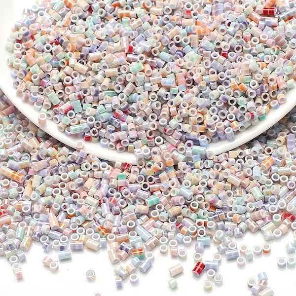 PandaHall Baking Paint Glass Beads, Tube, Mixed Color, 4x3mm, Hole: 1.2mm Glass Tube Multicolor
PandaHall Baking Paint Glass Beads, Tube, Mixed Color, 4x3mm, Hole: 1.2mm Glass Tube Multicolor