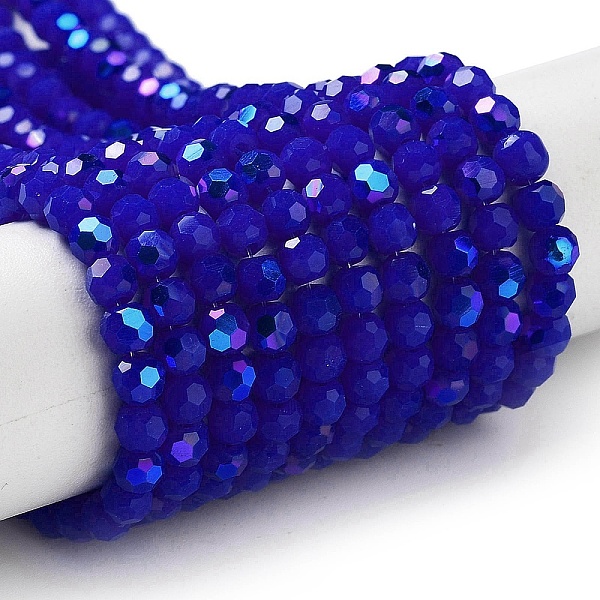 PandaHall Opaque Glass Beads Strands, Faceted, Round, Blue, 4mm, Hole: 0.8mm, about 87~93pcs/strand, 32~33cm Glass Round Blue
PandaHall Opaque Glass Beads Strands, Faceted, Round, Blue, 4mm, Hole: 0.8mm, about 87~93pcs/strand, 32~33cm Glass Round Blue