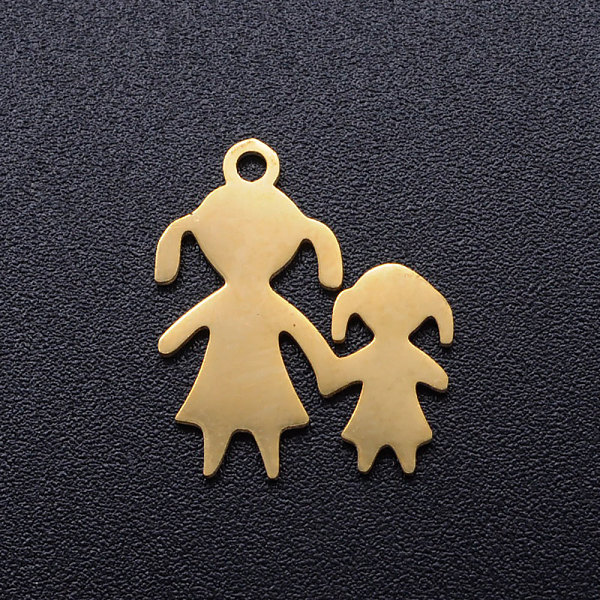 PandaHall 201 Stainless Steel Pendants, Blank Stamping Tag, Sister, Golden, 17x14x1mm, Hole: 1.5mm 201 Stainless Steel Human
PandaHall 201 Stainless Steel Pendants, Blank Stamping Tag, Sister, Golden, 17x14x1mm, Hole: 1.5mm 201 Stainless Steel Human