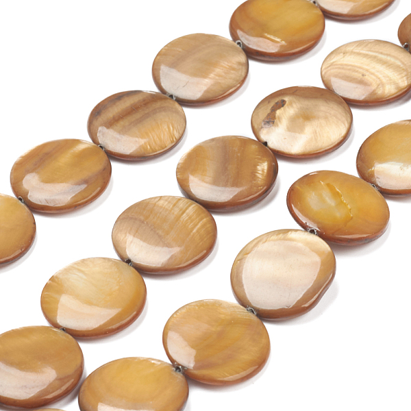 PandaHall Natural Freshwater Shell Beads, Flat Round, 20x3.5~4.5mm, Hole: 0.5mm, about 20pcs/strand, 15.94 inch(40.5cm) Freshwater Shell...
PandaHall Natural Freshwater Shell Beads, Flat Round, 20x3.5~4.5mm, Hole: 0.5mm, about 20pcs/strand, 15.94 inch(40.5cm) Freshwater Shell...