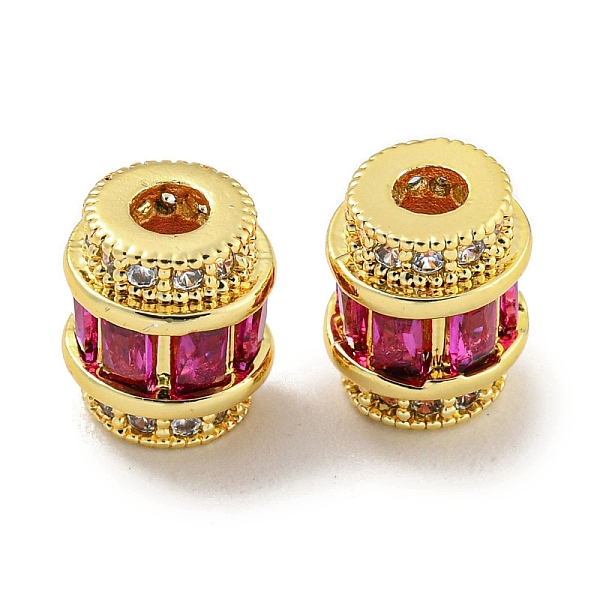PandaHall Rack Plating Brass Cubic Zirconia Beads, Long-Lasting Plated, Lead Free & Cadmium Free, Column, Real 18K Gold Plated, 7.5x7mm..., Pink
PandaHall Rack Plating Brass Cubic Zirconia Beads, Long-Lasting Plated, Lead Free & Cadmium Free, Column, Real 18K Gold Plated, 7.5x7mm..., Pink