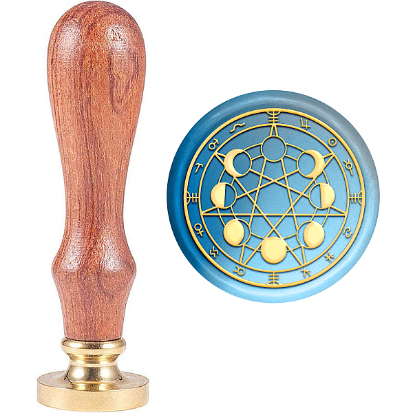PandaHall MAYJOYDIY Moon Phase Wax Seal Stamp Moon Sacrificial Altar Constellation Retro Sealing Wax Stamp 30mm Brass Head for Wedding...
PandaHall MAYJOYDIY Moon Phase Wax Seal Stamp Moon Sacrificial Altar Constellation Retro Sealing Wax Stamp 30mm Brass Head for Wedding...