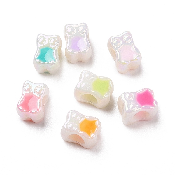 PandaHall UV Plating Rainbow Iridescent Acrylic European Beads, Large Hole Beads, with Enamel, Owl, Mixed Color, 10.6x8x8.3mm, Hole: 4.8mm..., Multicolor
PandaHall UV Plating Rainbow Iridescent Acrylic European Beads, Large Hole Beads, with Enamel, Owl, Mixed Color, 10.6x8x8.3mm, Hole: 4.8mm..., Multicolor