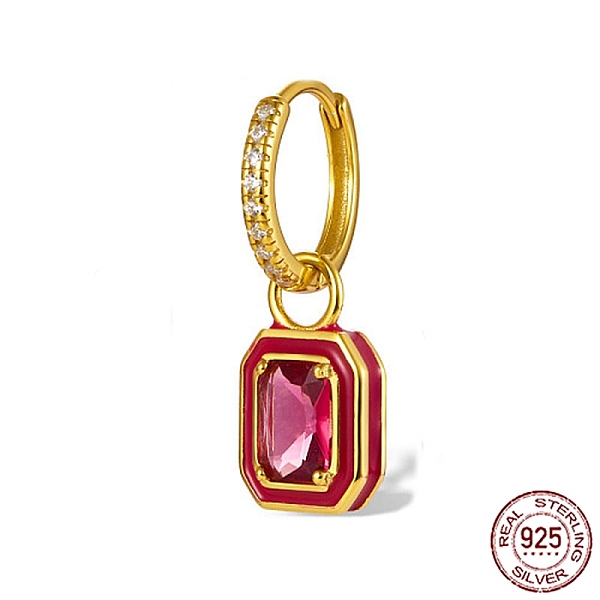 PandaHall Real 18K Gold Plated 925 Sterling Silver Dangle Hoop Earrings, Rectangle Cubic Zirconia Drop Earrings, Red, 26x12mm Sterling...
PandaHall Real 18K Gold Plated 925 Sterling Silver Dangle Hoop Earrings, Rectangle Cubic Zirconia Drop Earrings, Red, 26x12mm Sterling...