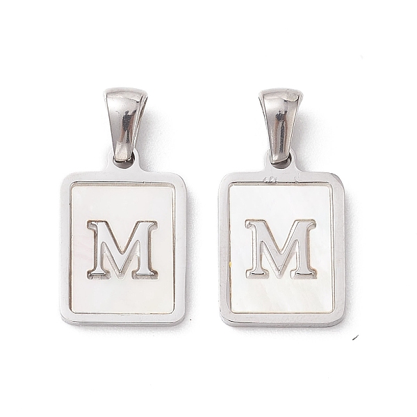 PandaHall 304 Stainless Steel Pave Shell Pendants, Rectangle Charm, Stainless Steel Color, Letter M, 17.5x12x1.5mm, Hole: 3x5mm Stainless...
PandaHall 304 Stainless Steel Pave Shell Pendants, Rectangle Charm, Stainless Steel Color, Letter M, 17.5x12x1.5mm, Hole: 3x5mm Stainless...
