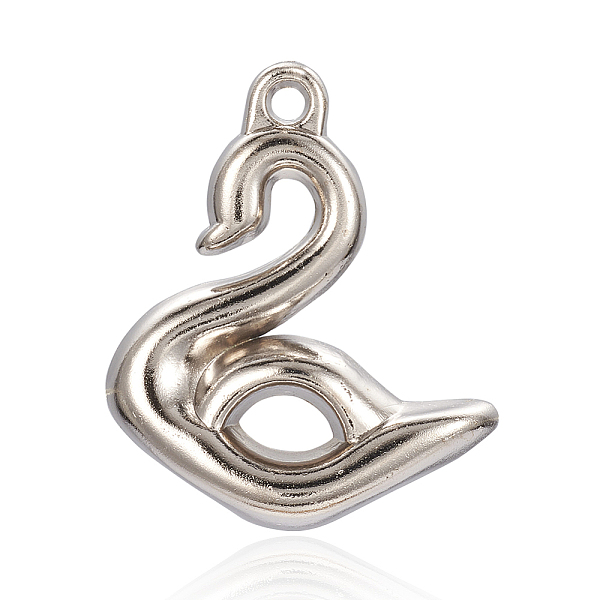 PandaHall CCB Plastic Pendants, Swan, Platinum, 39x32x15mm, Hole: 3mm Plastic Duck
PandaHall CCB Plastic Pendants, Swan, Platinum, 39x32x15mm, Hole: 3mm Plastic Duck