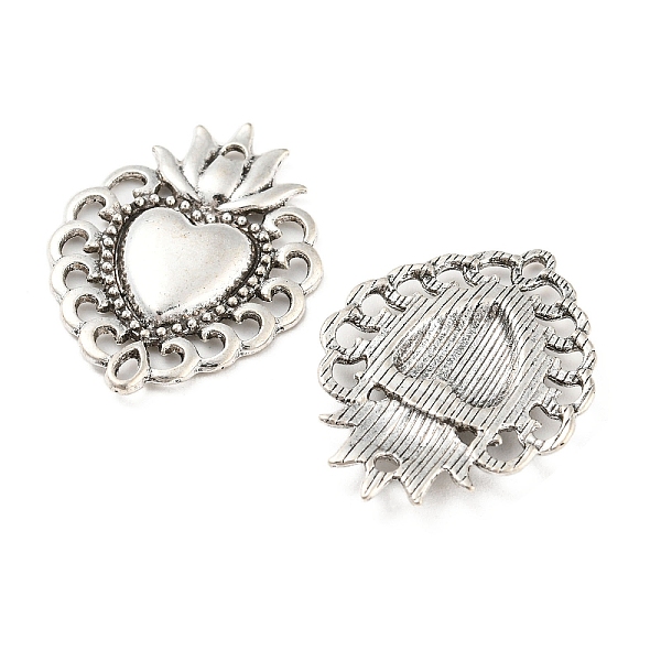 PandaHall Tibetan Style Alloy Pendants, Cadmium Free & Lead Free, Heart, Antique Silver, 29x21x3mm, Hole: 1.5mm, about 552pcs/1000g Alloy...
PandaHall Tibetan Style Alloy Pendants, Cadmium Free & Lead Free, Heart, Antique Silver, 29x21x3mm, Hole: 1.5mm, about 552pcs/1000g Alloy...