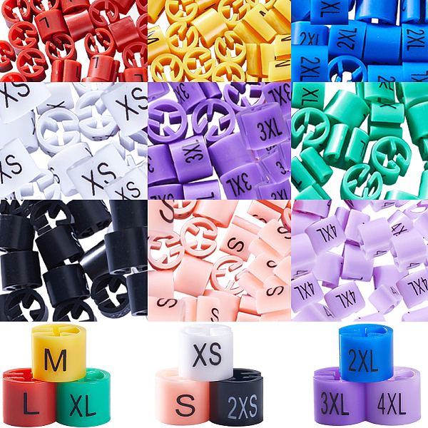PandaHall CRASPIRE 234Pcs 9 Colors 2XS~4XL Plastic Clothing Trouser Size Markers, Column, Mixed Color, 12x10mm, Slot: 1.5mm, 26pcs/color..., Multicolor
PandaHall CRASPIRE 234Pcs 9 Colors 2XS~4XL Plastic Clothing Trouser Size Markers, Column, Mixed Color, 12x10mm, Slot: 1.5mm, 26pcs/color..., Multicolor
