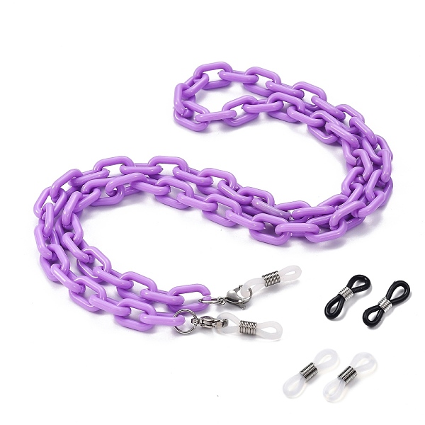PandaHall Eyeglasses Chains, Neck Strap for Eyeglasses, with Opaque Acrylic Cable Chains, 304 Stainless Steel Lobster Claw Clasps and Rubber..., Purple
PandaHall Eyeglasses Chains, Neck Strap for Eyeglasses, with Opaque Acrylic Cable Chains, 304 Stainless Steel Lobster Claw Clasps and Rubber..., Purple