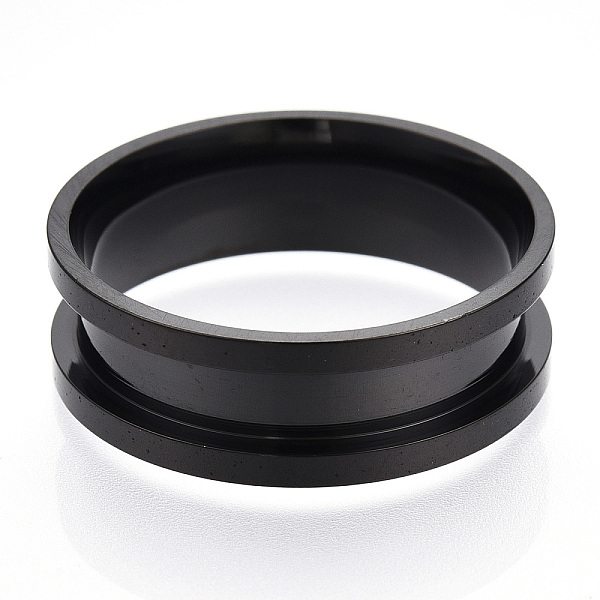 PandaHall 201 Stainless Steel Grooved Finger Ring Settings, Ring Core Blank, for Inlay Ring Jewelry Making, Electrophoresis Black, Inner...
PandaHall 201 Stainless Steel Grooved Finger Ring Settings, Ring Core Blank, for Inlay Ring Jewelry Making, Electrophoresis Black, Inner...