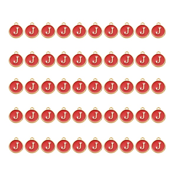 PandaHall Golden Plated Alloy Charms, with Enamel, Enamelled Sequins, Flat Round, Red, Letter.I, 14x12x2mm, Hole: 1.5mm, 50pcs/Box...
PandaHall Golden Plated Alloy Charms, with Enamel, Enamelled Sequins, Flat Round, Red, Letter.I, 14x12x2mm, Hole: 1.5mm, 50pcs/Box...