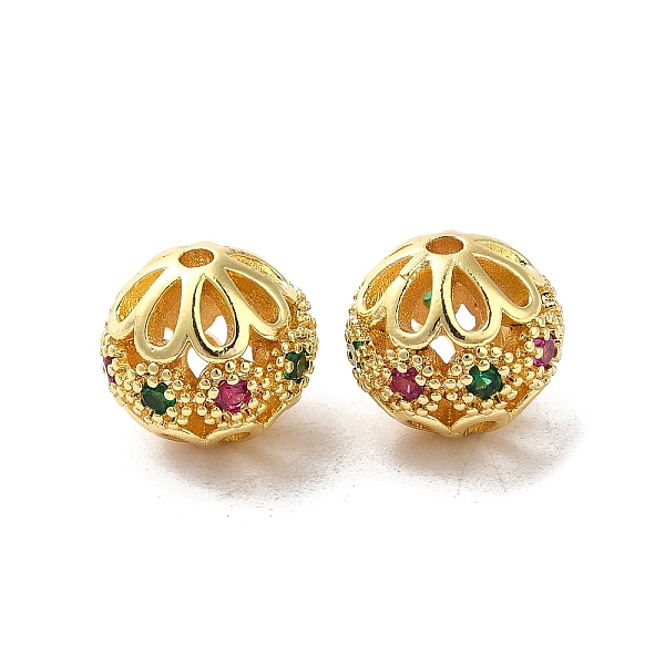 PandaHall Rack Plating Brass Pave Cubic Zirconia Beads, Long-Lasting Plated, Round, Golden, 10.5x10mm, Hole: 1.6mm Brass+Cubic Zirconia...
PandaHall Rack Plating Brass Pave Cubic Zirconia Beads, Long-Lasting Plated, Round, Golden, 10.5x10mm, Hole: 1.6mm Brass+Cubic Zirconia...