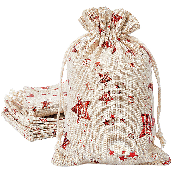 PandaHall Christmas Jute Cloth Star Print Storage Pouches, Rectangle Drawstring Bags, for Candy Gift Bags, Red, 13x18cm Jute Rectangle Red
PandaHall Christmas Jute Cloth Star Print Storage Pouches, Rectangle Drawstring Bags, for Candy Gift Bags, Red, 13x18cm Jute Rectangle Red