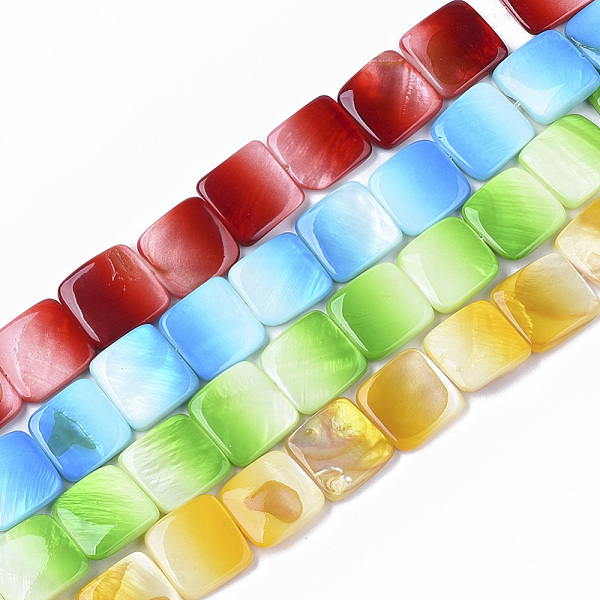 PandaHall Spray Paint Freshwater Shell Charms, Square, Mixed Color, 14.5~15.5x14.5~15.5x2.5~4mm, Hole: 1mm, about 26pcs/Strand, 14.80..., Multicolor
PandaHall Spray Paint Freshwater Shell Charms, Square, Mixed Color, 14.5~15.5x14.5~15.5x2.5~4mm, Hole: 1mm, about 26pcs/Strand, 14.80..., Multicolor