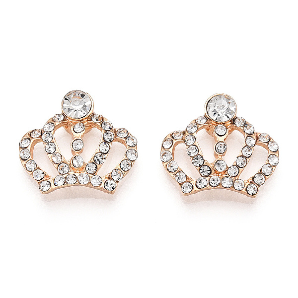 PandaHall Alloy Crystal Rhinestone Cabochons, Cadmium Free & Lead Free, Crown, Light Gold, 18.5x21x5mm Alloy+Rhinestone Crown Clear
PandaHall Alloy Crystal Rhinestone Cabochons, Cadmium Free & Lead Free, Crown, Light Gold, 18.5x21x5mm Alloy+Rhinestone Crown Clear