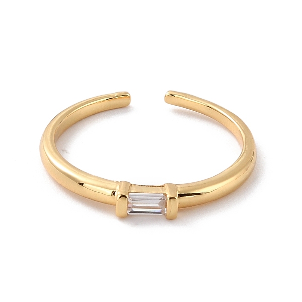 PandaHall Rectangle Cubic Zirconia Cuff Ring for Her, Thin Open Ring, Cadmium Free & Lead Free, Real 18K Gold Plated, US Size 6(16.5mm)...
PandaHall Rectangle Cubic Zirconia Cuff Ring for Her, Thin Open Ring, Cadmium Free & Lead Free, Real 18K Gold Plated, US Size 6(16.5mm)...